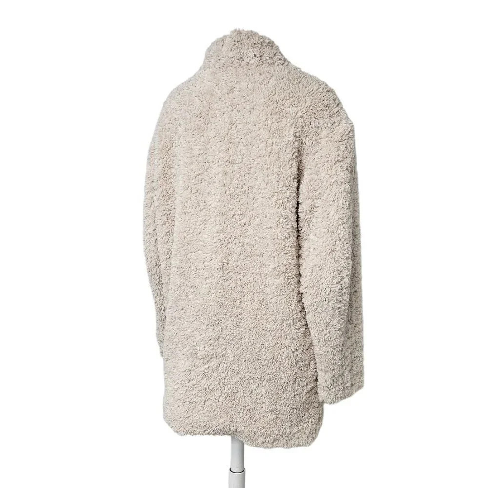 Wilfred Cream Teddy Jacket with Shawl Collar - Picture 5 of 8